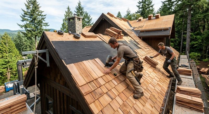 Wood Roofing Installation in New Windsor, NY