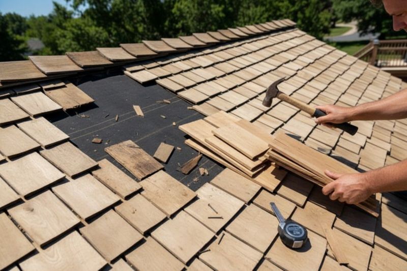 Wood Shake Roof Repair in Brewster, NY