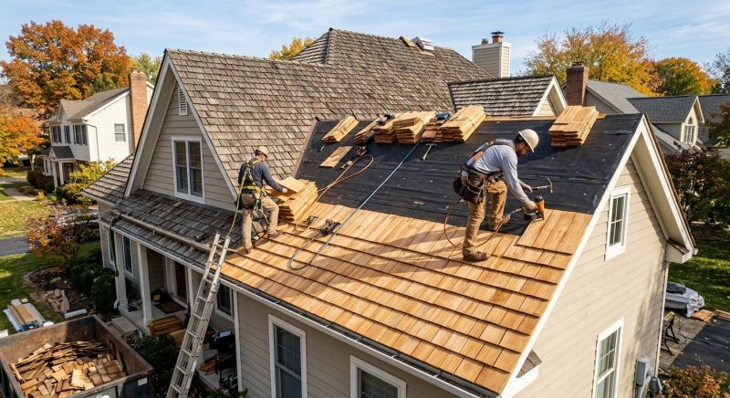 Wood Shake Roof Replacement in Carmel, NY