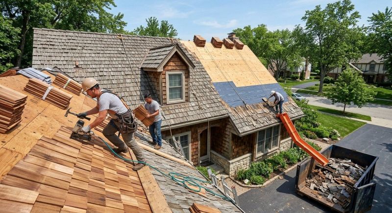 Wood Shingle Roof Replacement in Orange County, NY